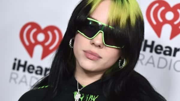 Singer-songwriter Billie Eilish pictured on the red carpet.