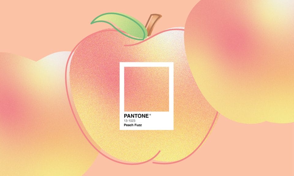 Peach fuzz pantone