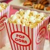 A stock photo of movie theatre popcorn.