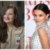 A photo of Gypsy Rose Blanchard on one side and Millie Bobby Brown on the other side. n