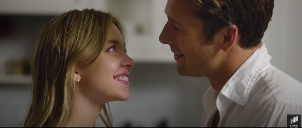 Glenn Powell and Sydney Sweeney star as Ben and Bea in the box office success, 'Anyone But You'.