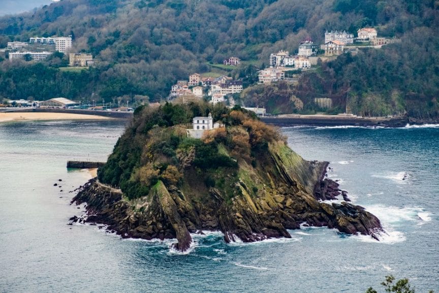 Isla Santa Clara, San Sebastian, Spain.