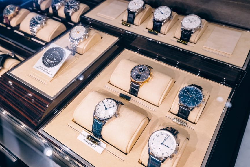 Undercover cops would wear luxury watches to catch out thieves.