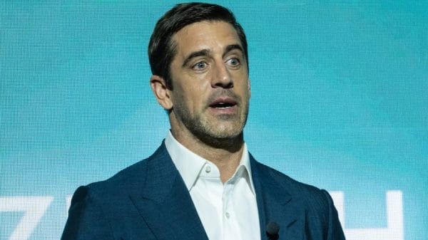 Aaron Rodgers rants on the McCafee show about his conspiracies.