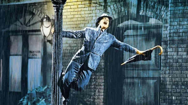 Gene Kelly featured in Singing in the Rain