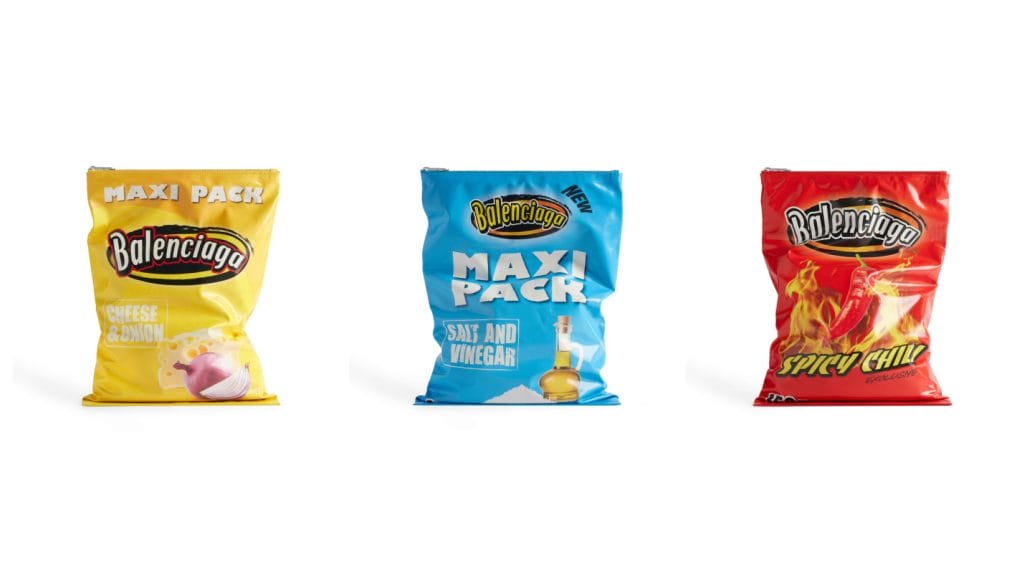 Balenciaga's Three Chip Flavors