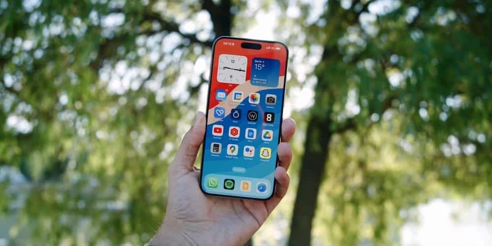 Apple iPhone 15 Pro - High Tech Smartphone With Big Screen And Modern Design.