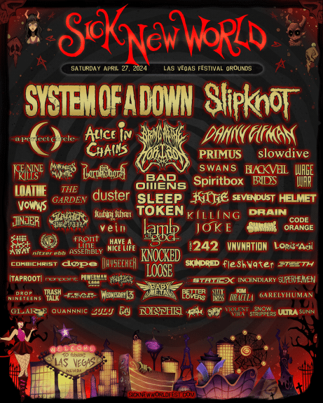 Sick New World Lineup