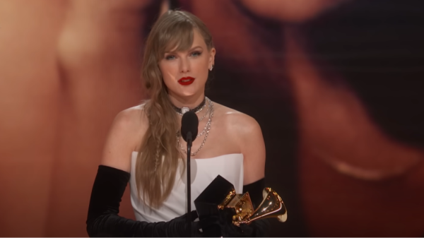 Grammys highlight: Taylor Swift accepts award for Best Pop Vocal Album before announcing her new album, The Tortured Poets Department