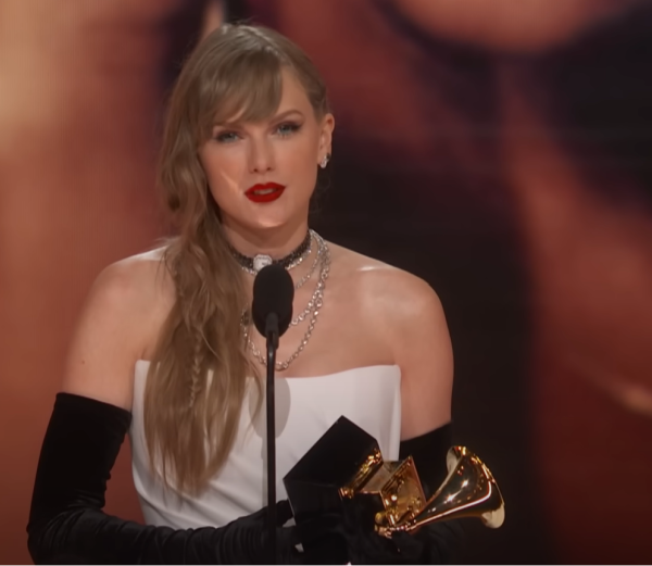 Grammys highlight: Taylor Swift accepts award for Best Pop Vocal Album before announcing her new album, The Tortured Poets Department