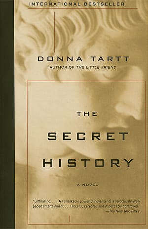 The Secret History by Donna Tartt book cover 