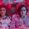 Kathryn Newton and Cole Sprouse in Lisa Frankenstein