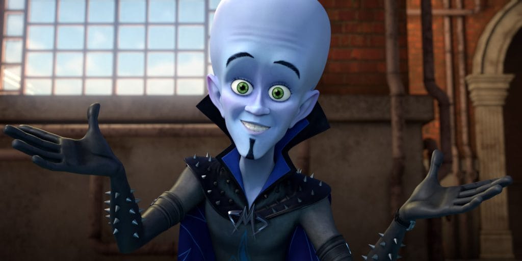 Megamind Looking into the Camera