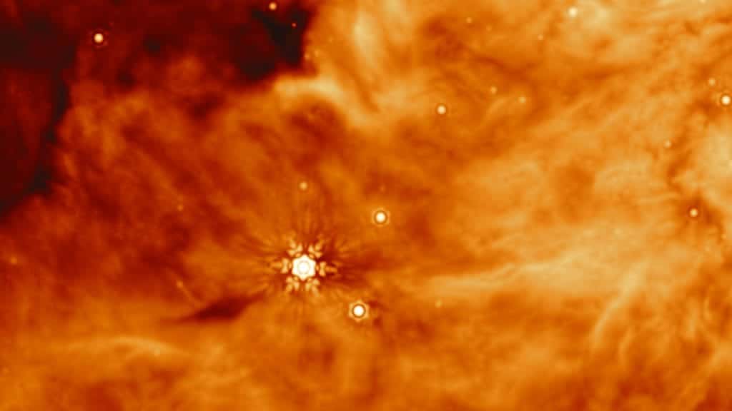 Scientists have discovered the necessary compounds for margaritas in space. Credit: NASA, ESA, CSA, W. Rocha (Leiden University/NASA)