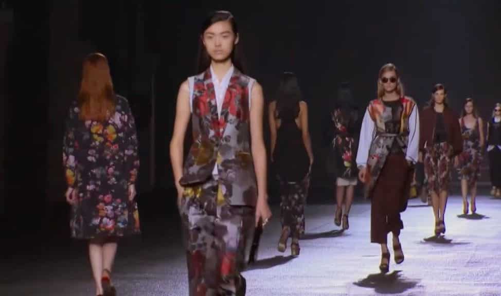 Dries Van Noten women's spring summer 2014 fashion show