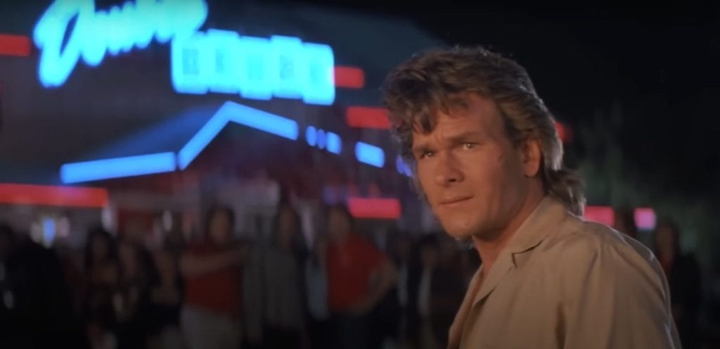 Patrick Swayze from the original Road House (1989). Credit: YouTube/MGM