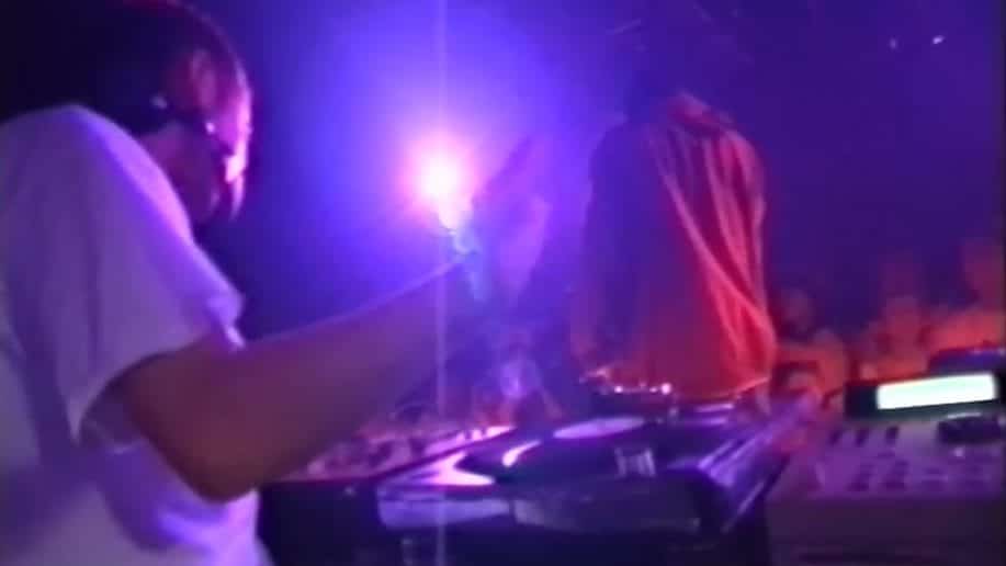 Jun Seba (or Nujabes) DJing for a club.