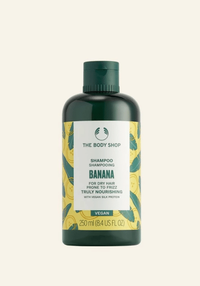 The Body Shop's banana shampoo.