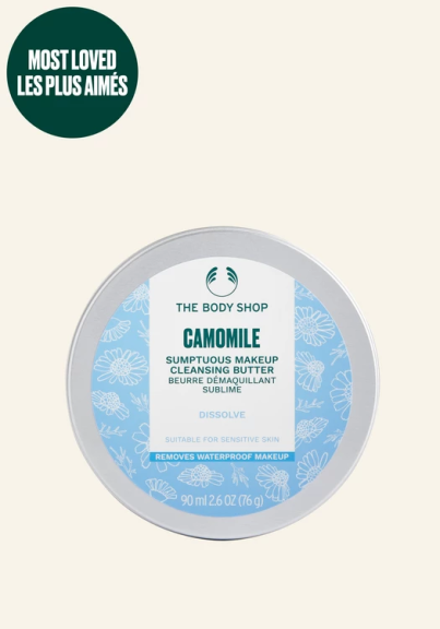 The Body Shop's camomile makeup remover.