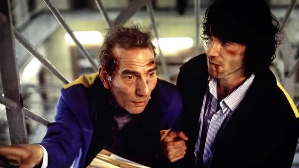 Daniel Day-Lewis and Pete Postlethwaite in In the Name of the Father.