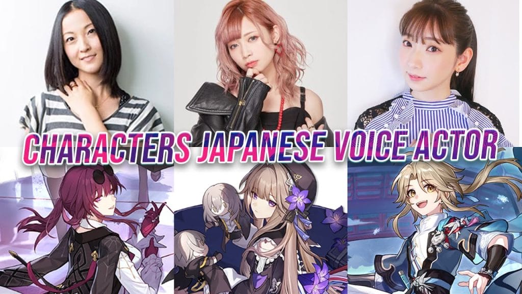 Voice actors for the corresponding Star Rail Characters.