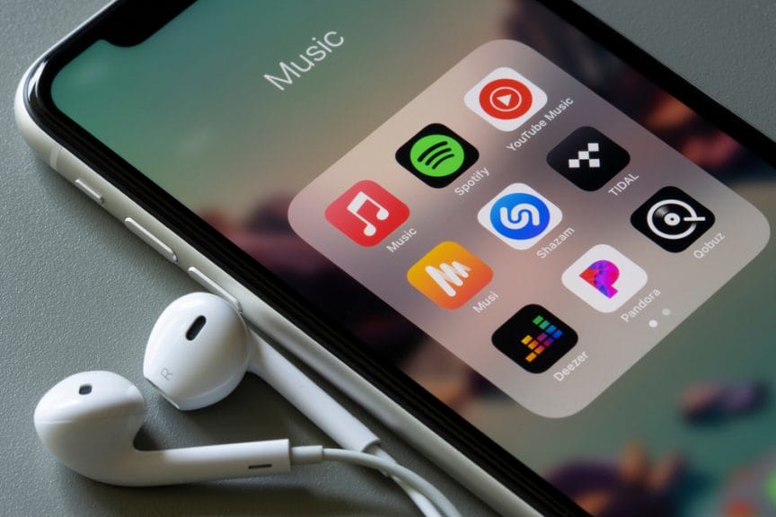 Music streaming apps on iphone
