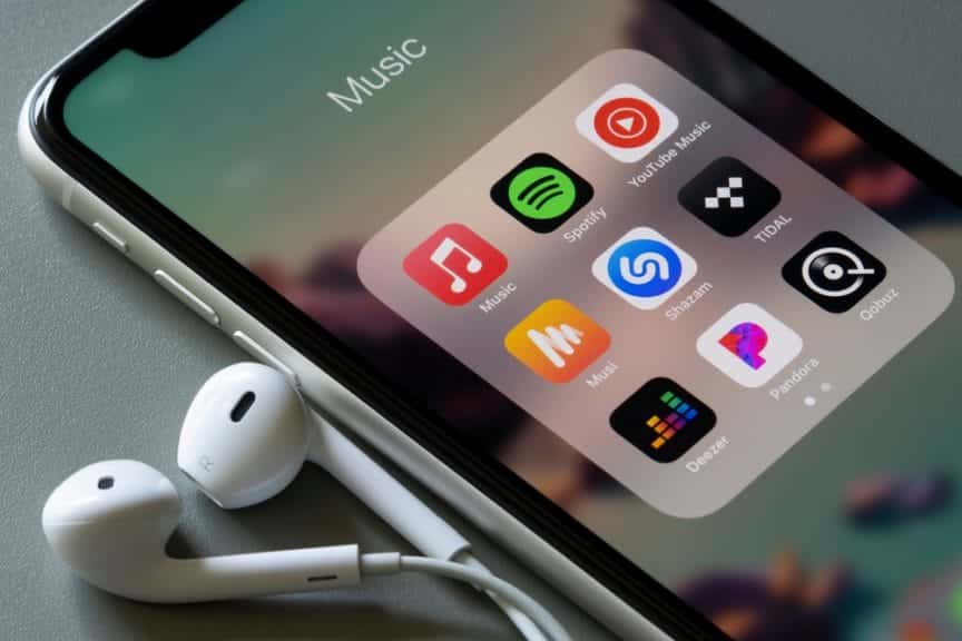 Music streaming apps on iphone