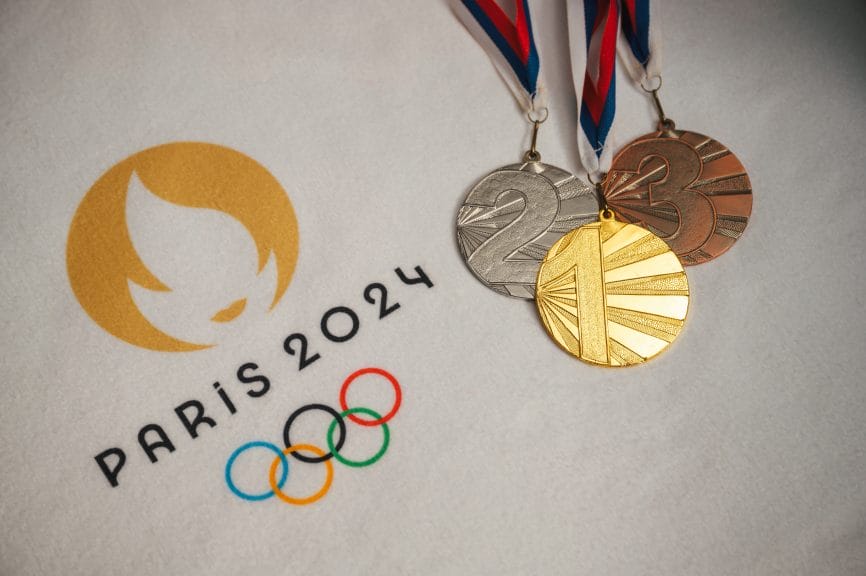 An image showing the 2024 Olympic medals