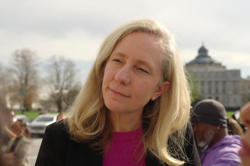 U.S. Rep. Abigail Spanberger (D-Va.) after the House vote on March 13, 2024