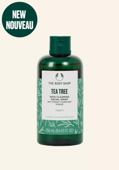 The Body Shop's Tea Tree facewash.