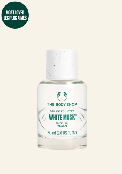 The Body Shop's white musk fragrance.