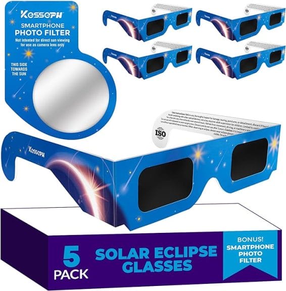 Solar Eclipse Glasses. 