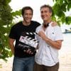 Actor Jake Gyllenhaal (left) and director Doug Liman (right) on Day 1 of filming Road House (2024). Credit: X/@PrimeVideo