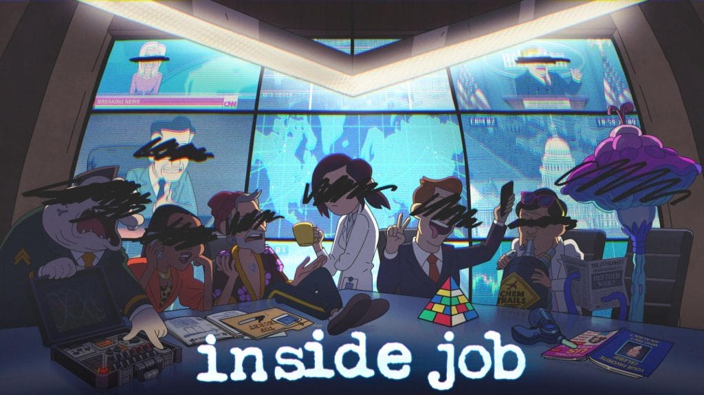 The promotional poster for Inside Job