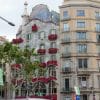 The exterior of Casa Batlló on Sant Jordi's Day in Barcelona.