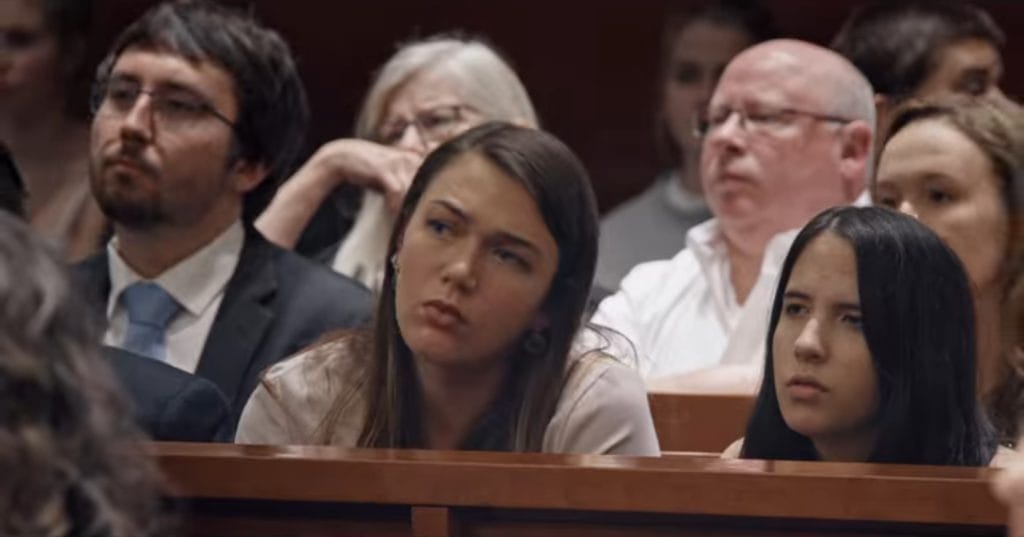 Kelsey Juliana at a hearing for Juliana v. United States.