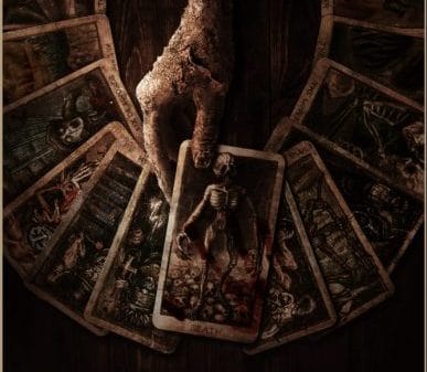 Screenshot of the Tarot horror movie poster