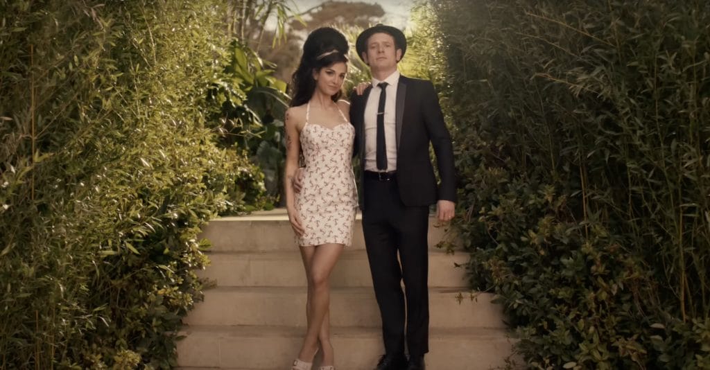 Marisa Abela and Jack O'Connell as Amy Winehouse and Blake Fielder-Civil