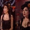 Amy Winehouse at the Grammys, next to Marisa Abela playing Amy Winehouse