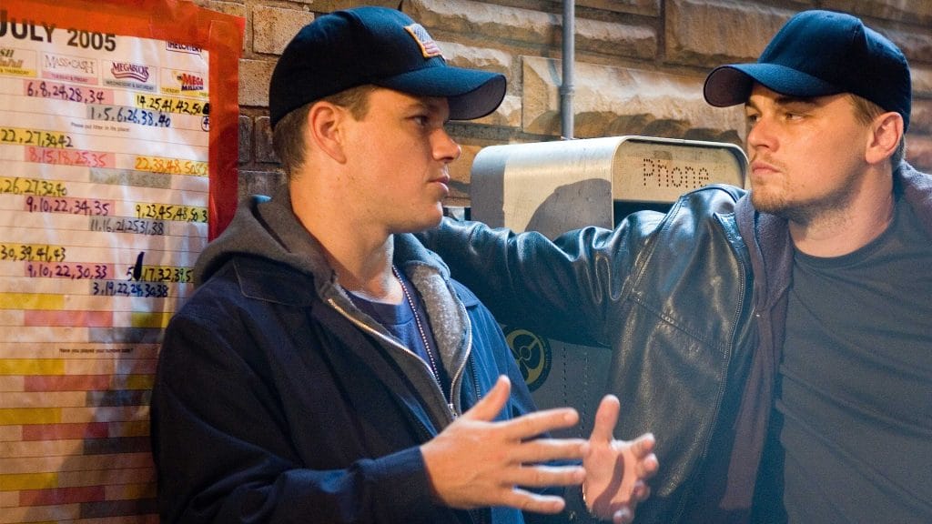 Leonardo Dicaprio and Matt Damon in The Departed