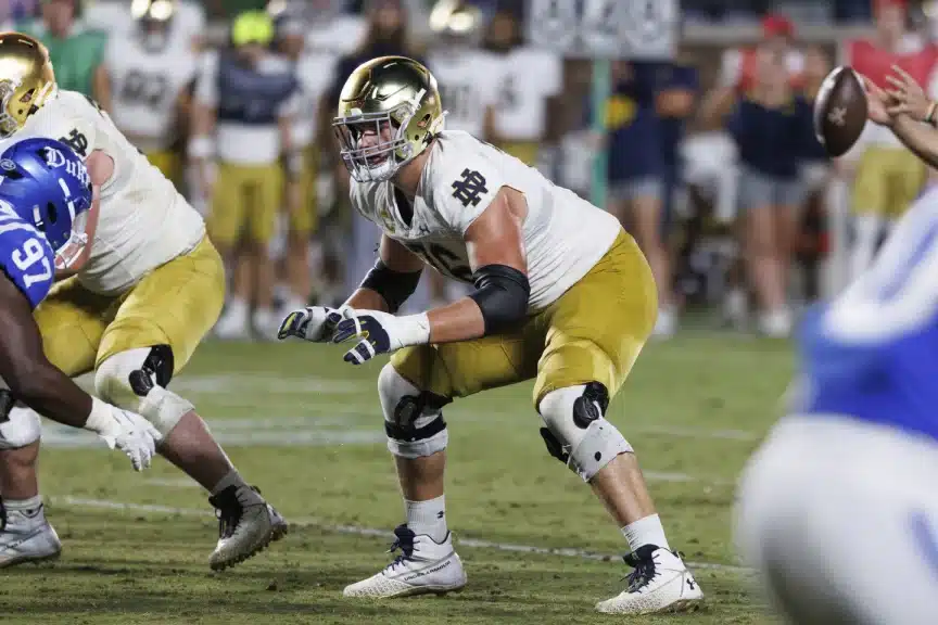 Joe Alt for Notre Dame. 5th overall 