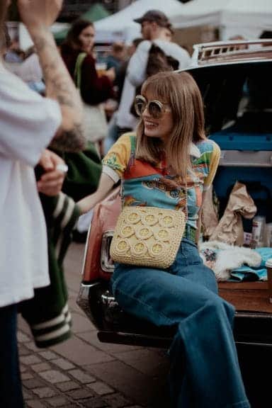 Girl in Vintage Aesthetic