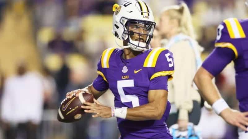 Jayden Daniels at LSU 2nd pick
