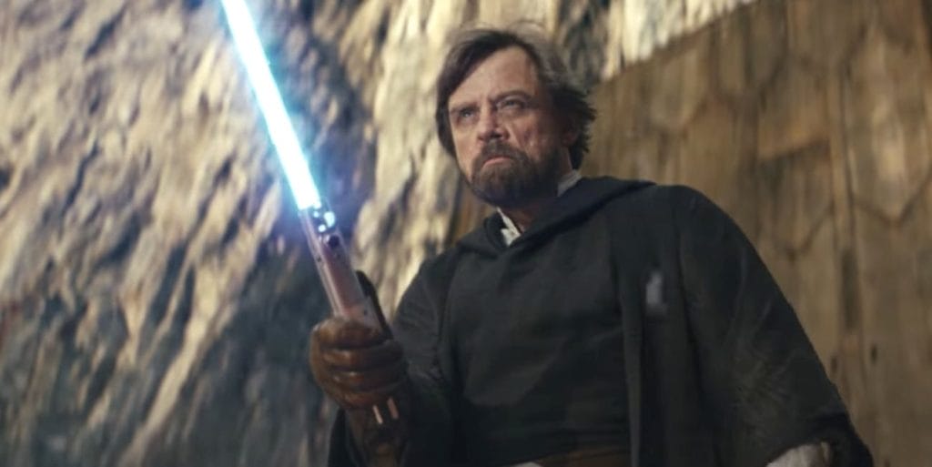 A Force hologram of Luke.