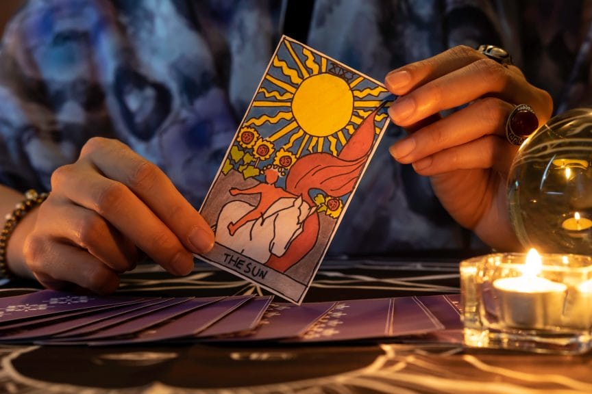 Tarot Card reading - Whimsigoth aesthetic