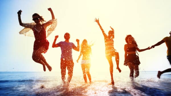 Friendship Freedom Beach Summer Holiday Concept