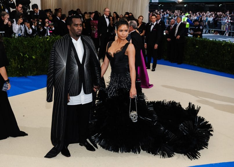 Sean "Diddy" Combs and Casandra "Cassie" Ventura attend the 2017 Metropolitan Museum of Art Costume Institute Gala together, just one year before the accusations began.