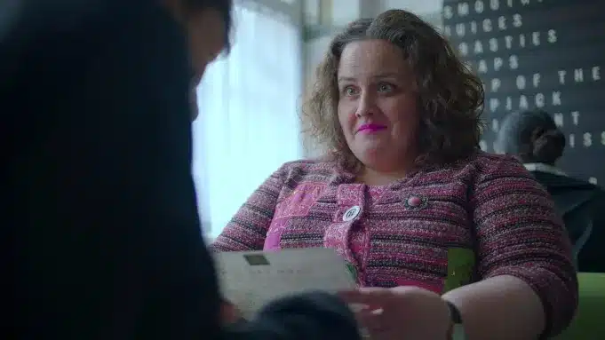 Image shows the character of Martha from Baby Reindeer.