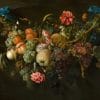An image of flowers and fruit to represent The garden Met Gala theme.