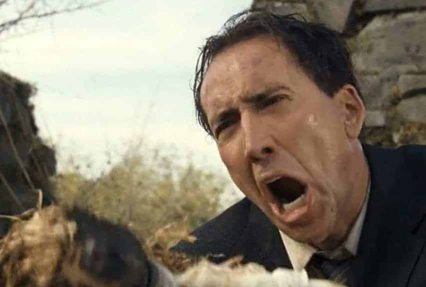 Nicolas Cage Weeps About Bugs and Stuff in The Wicker Man (2006) / Credit: Paul Sarossy